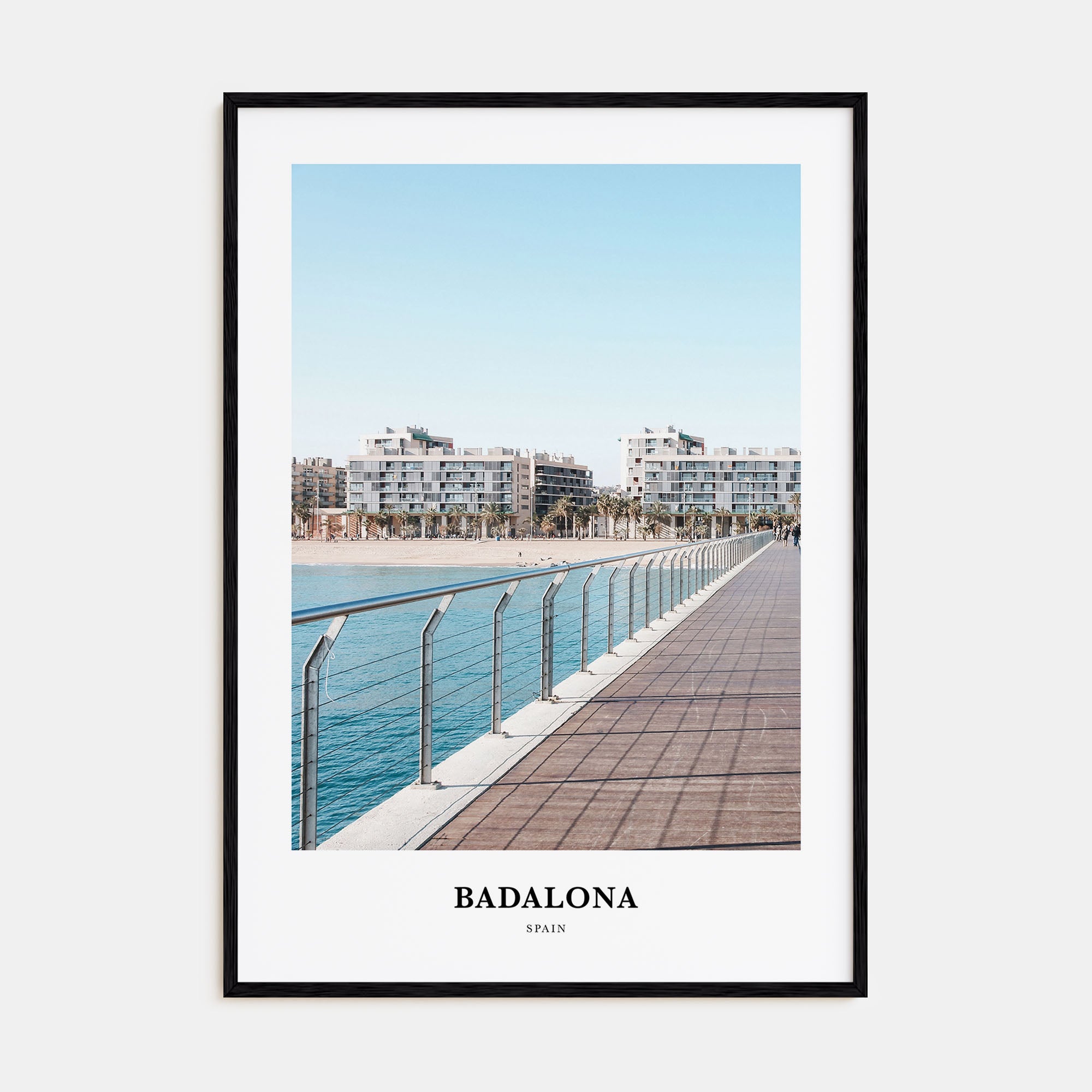 Badalona Portrait Color Poster