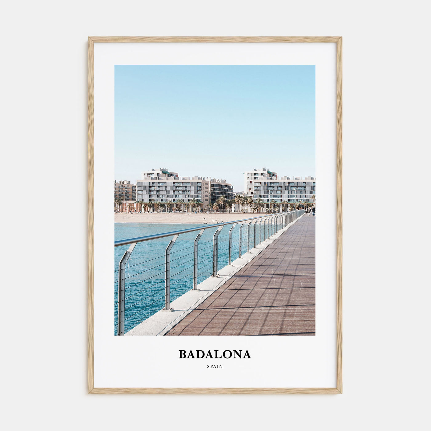 Badalona Portrait Color Poster