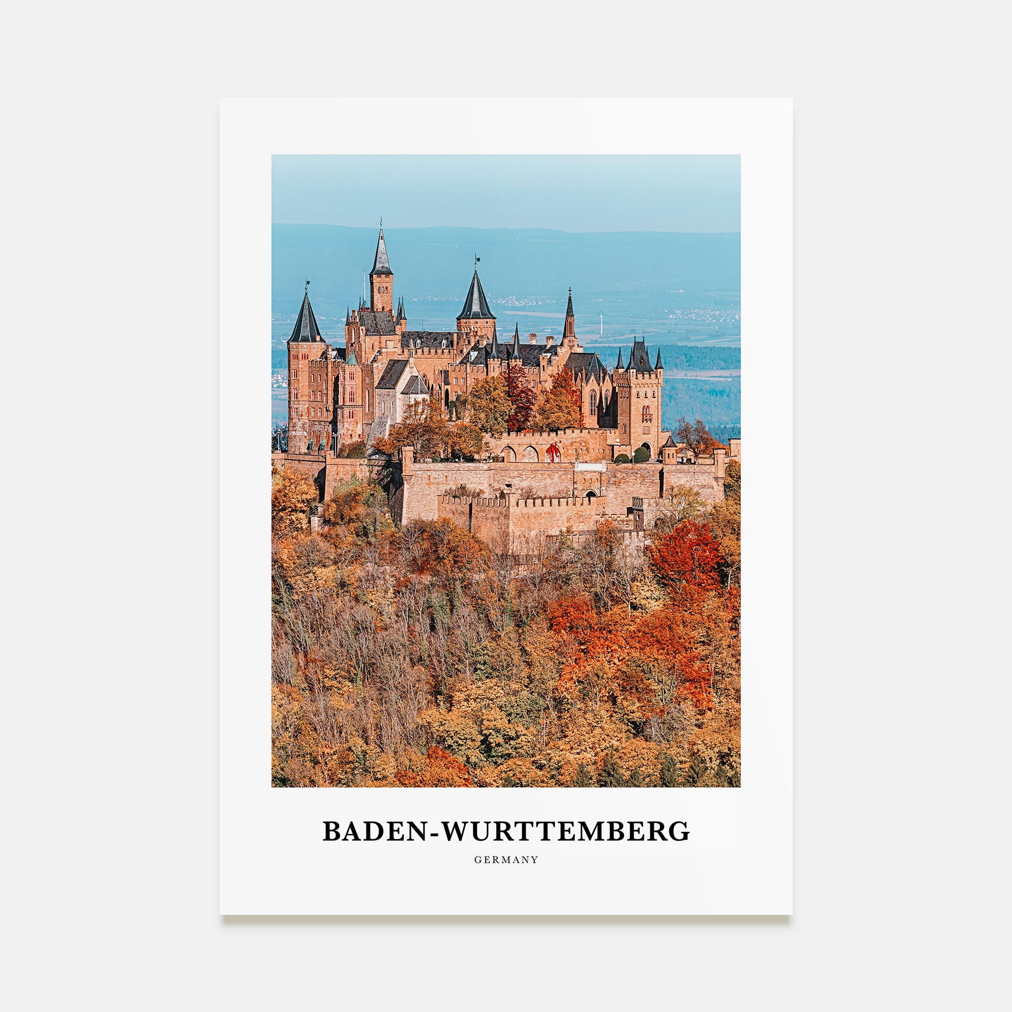 Baden-Württemberg Portrait Color No 1 Poster