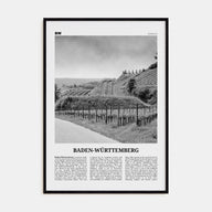 Baden-Württemberg Travel B&W No 2 Poster