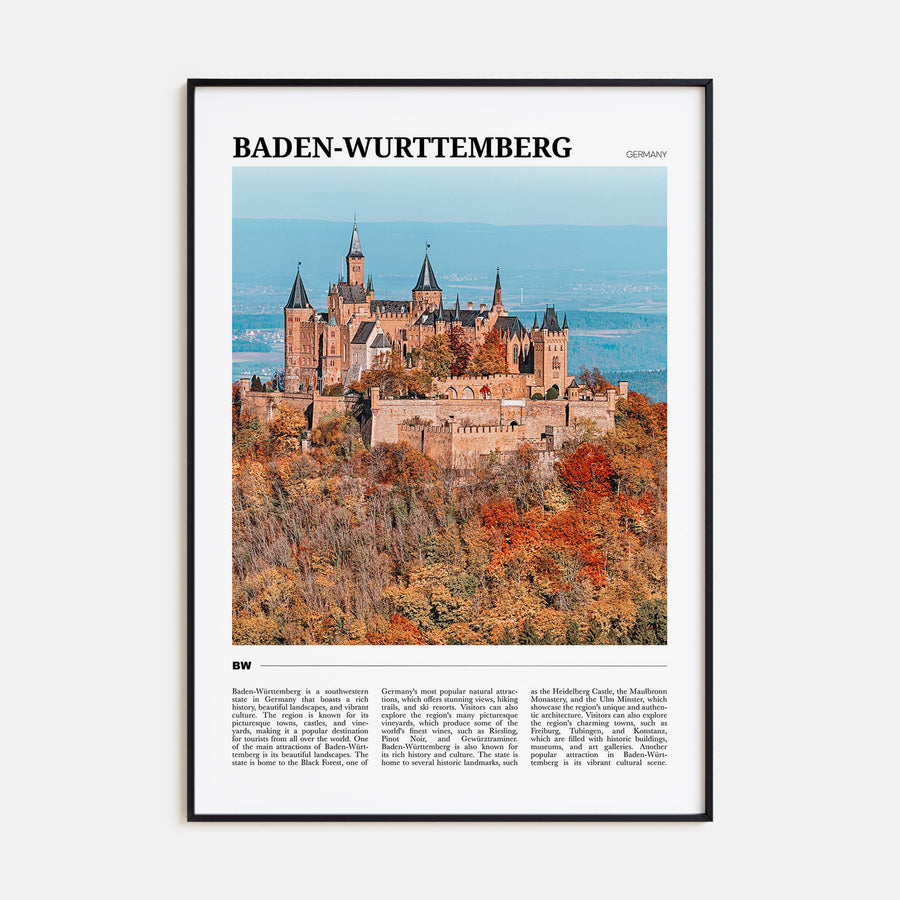 Baden-Württemberg Travel Color No 1 Poster