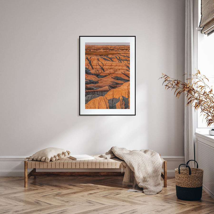 Badlands National Park Photo Color Poster