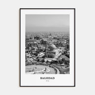 Baghdad Portrait B&W Poster