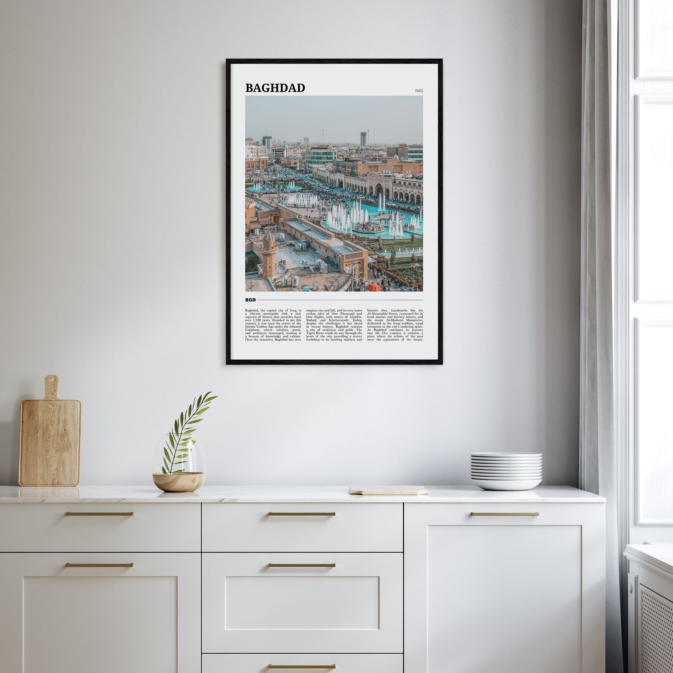Baghdad Travel Color No 2 Poster