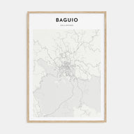 Baguio Map Portrait Poster