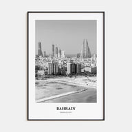 Bahrain Portrait B&W Poster