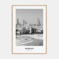 Bahrain Portrait B&W Poster