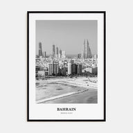 Bahrain Portrait B&W Poster
