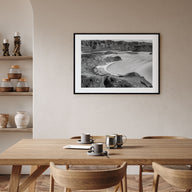 Baja California Sur Landscape B&W Poster