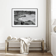 Baja California Sur Landscape B&W Poster