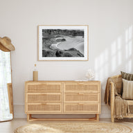 Baja California Sur Landscape B&W Poster