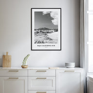 Baja California Sur Portrait B&W Poster