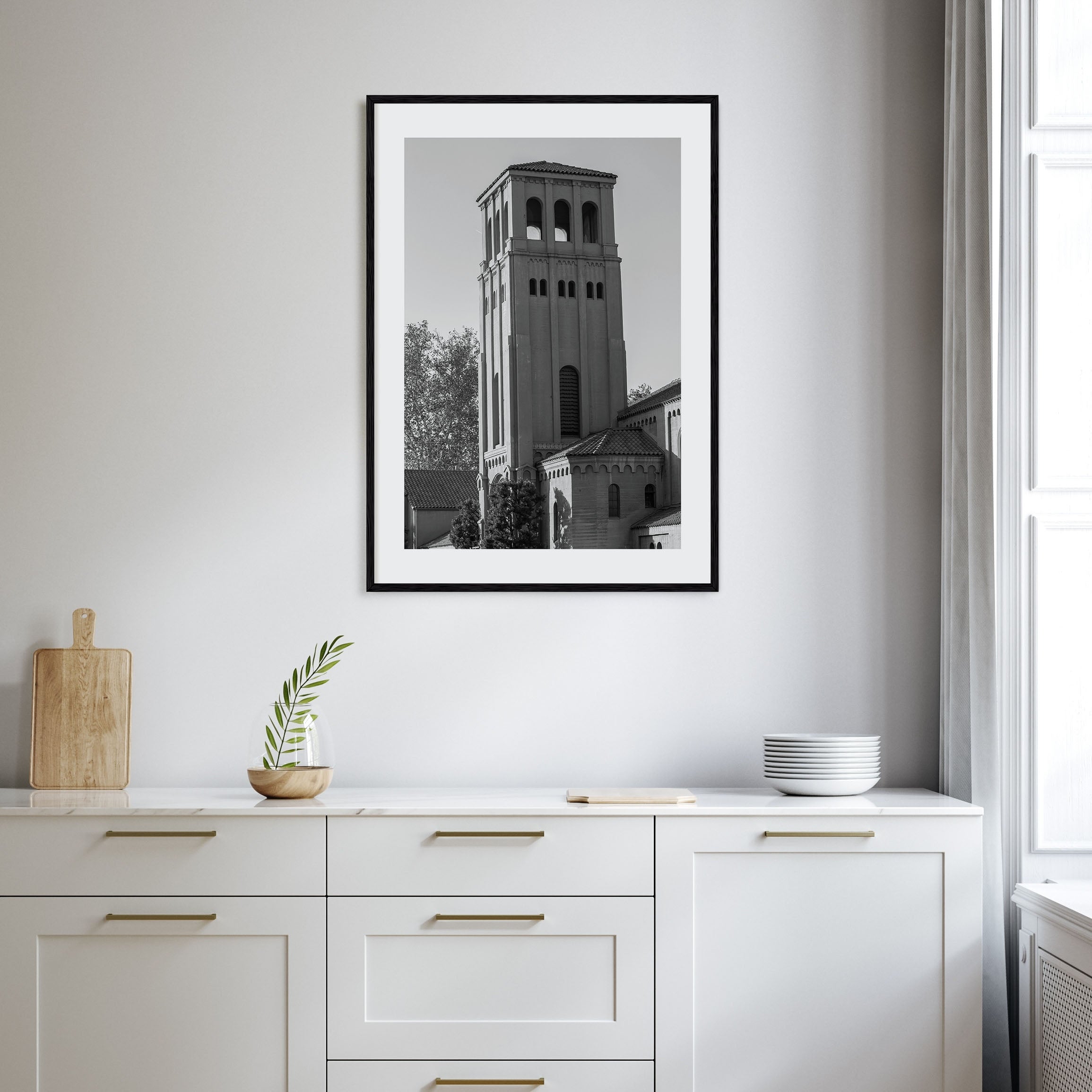 Bakersfield Photo B&W Poster