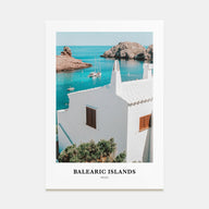 Balearic Islands Portrait Color Poster