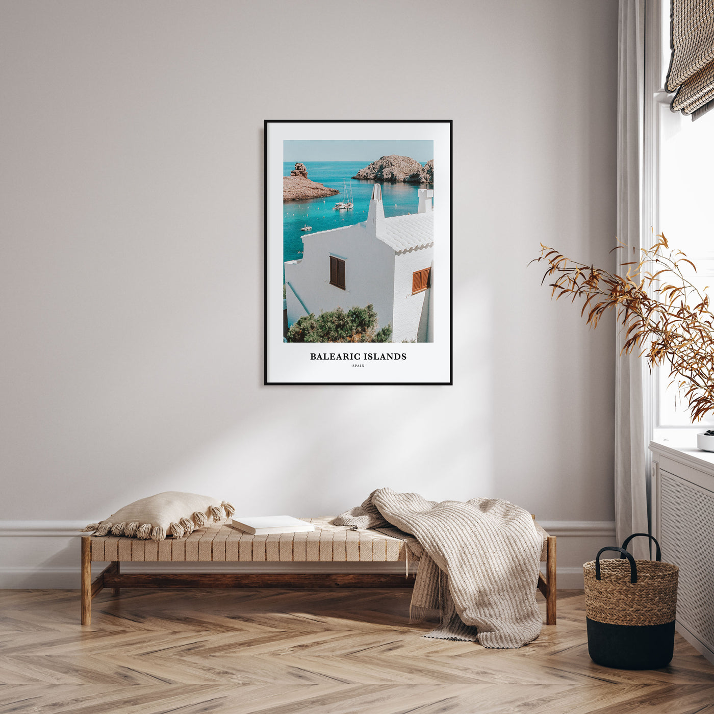 Balearic Islands Portrait Color Poster