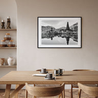 Bali Landscape B&W Poster