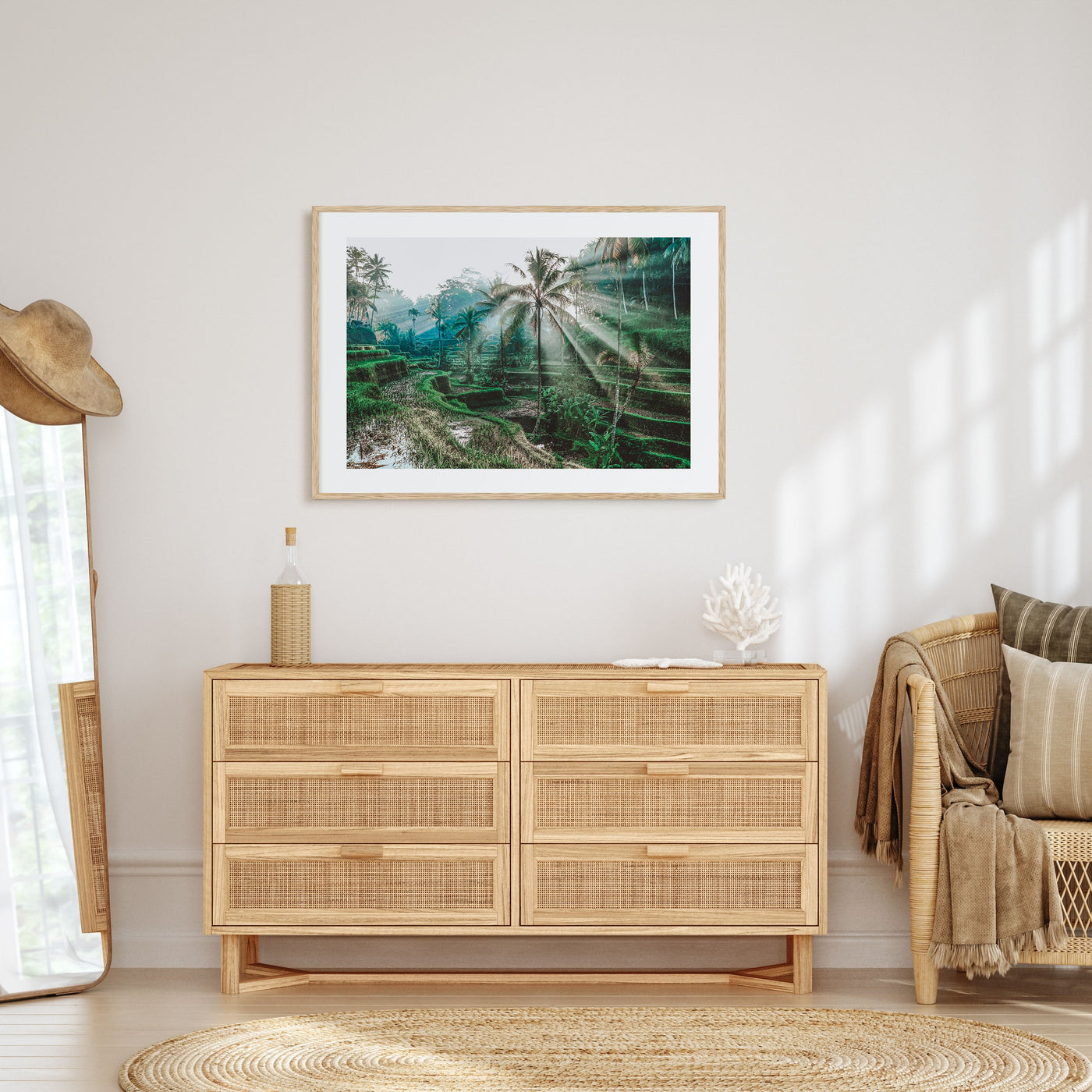 Bali Landscape Color Poster