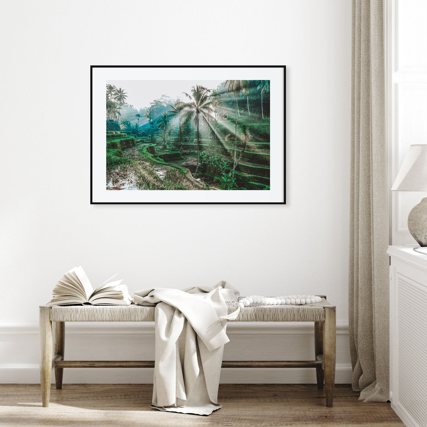 Bali Landscape Color Poster