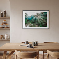 Bali Landscape Color Poster