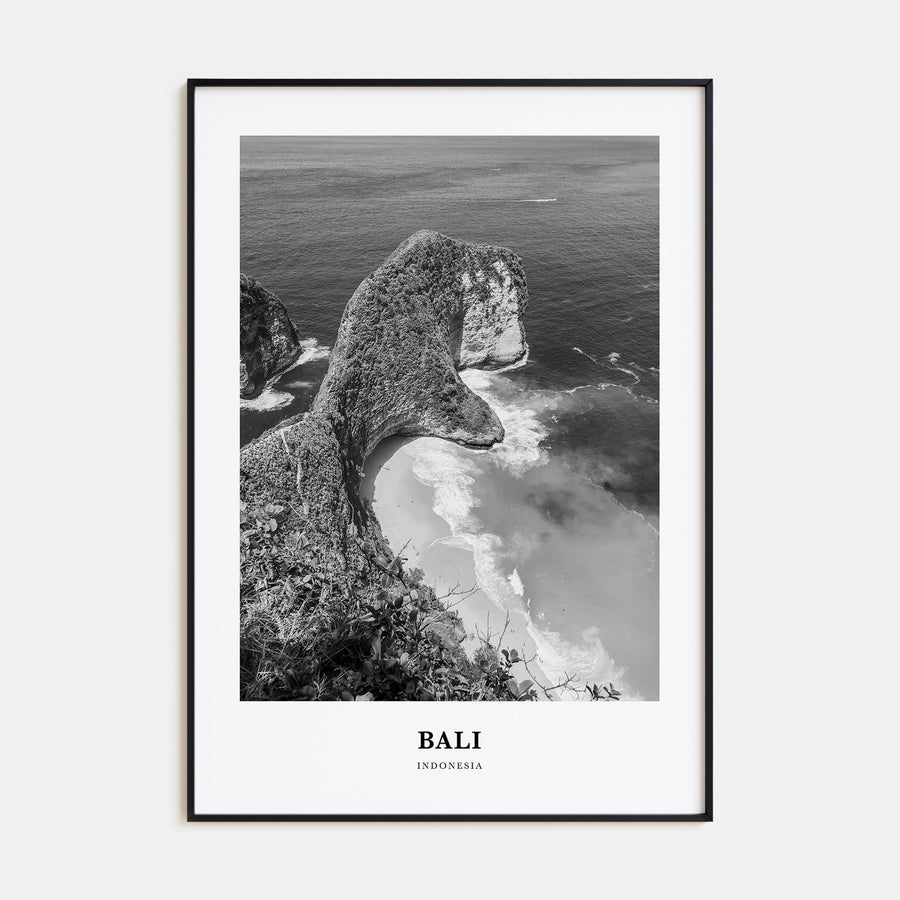 Bali Portrait B&W No 2 Poster