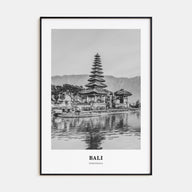 Bali Portrait B&W No 3 Poster