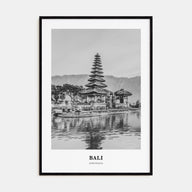 Bali Portrait B&W No 3 Poster
