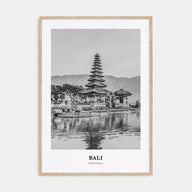 Bali Portrait B&W No 3 Poster