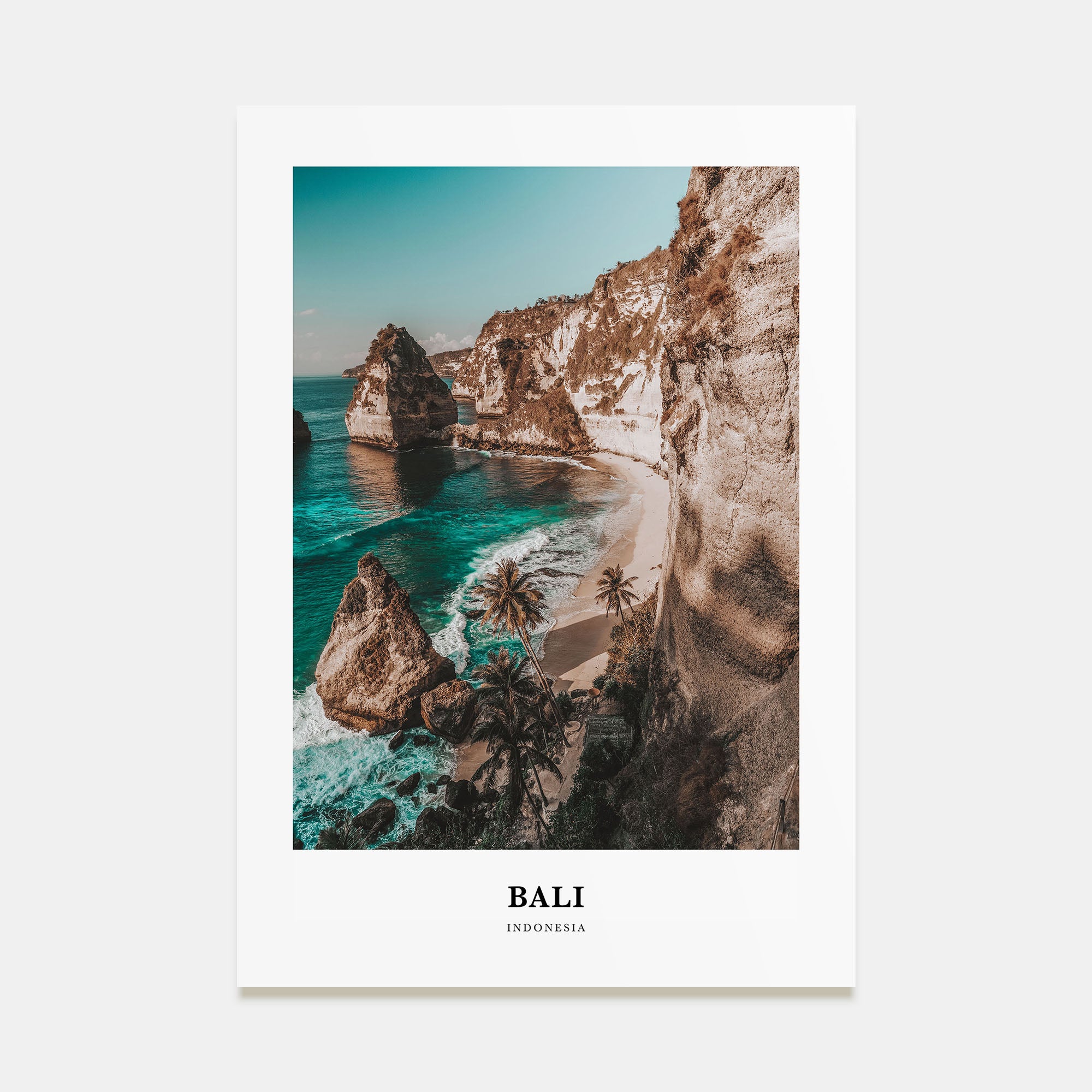 Bali Portrait Color Poster