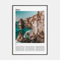 Bali Travel Color Poster