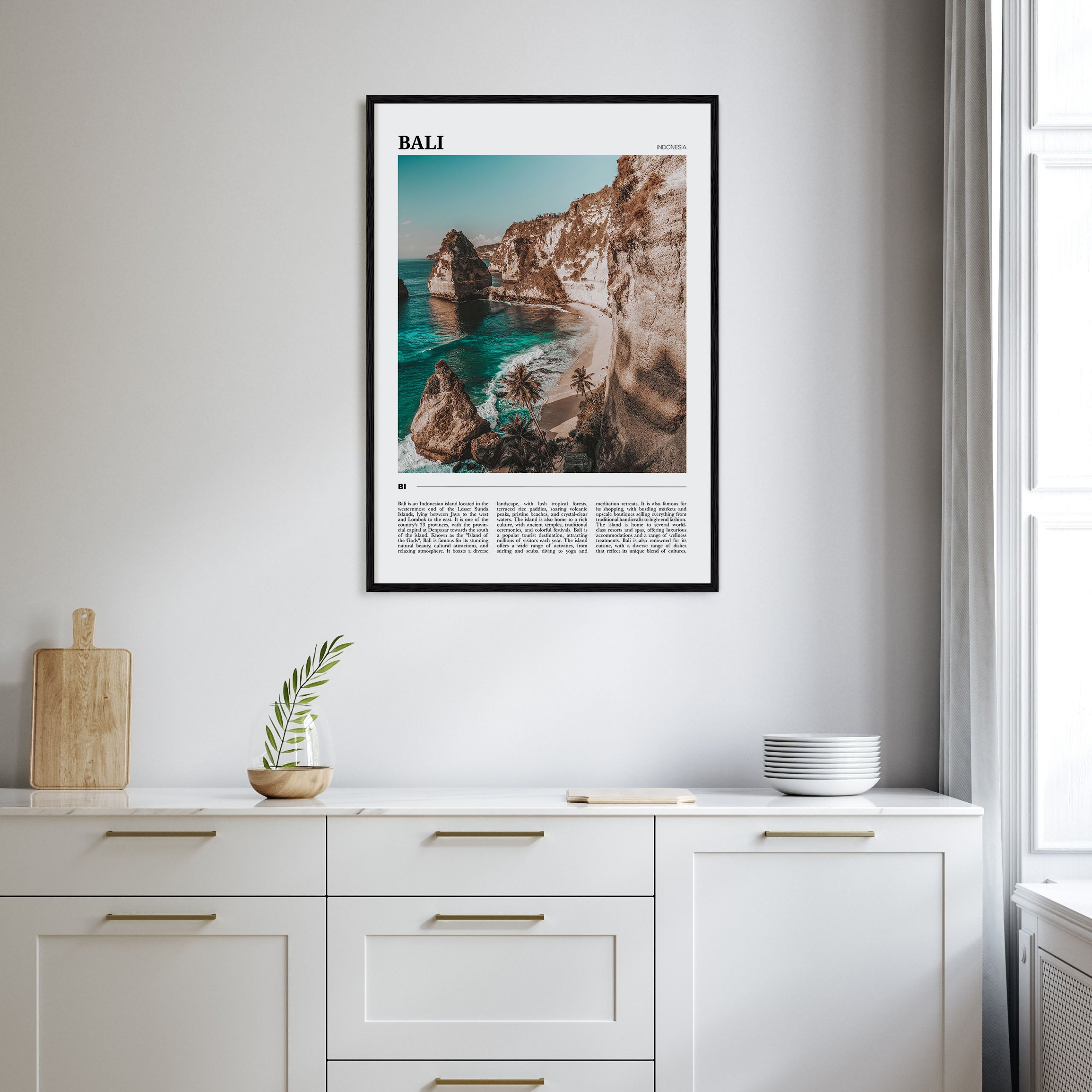 Bali Travel Color Poster