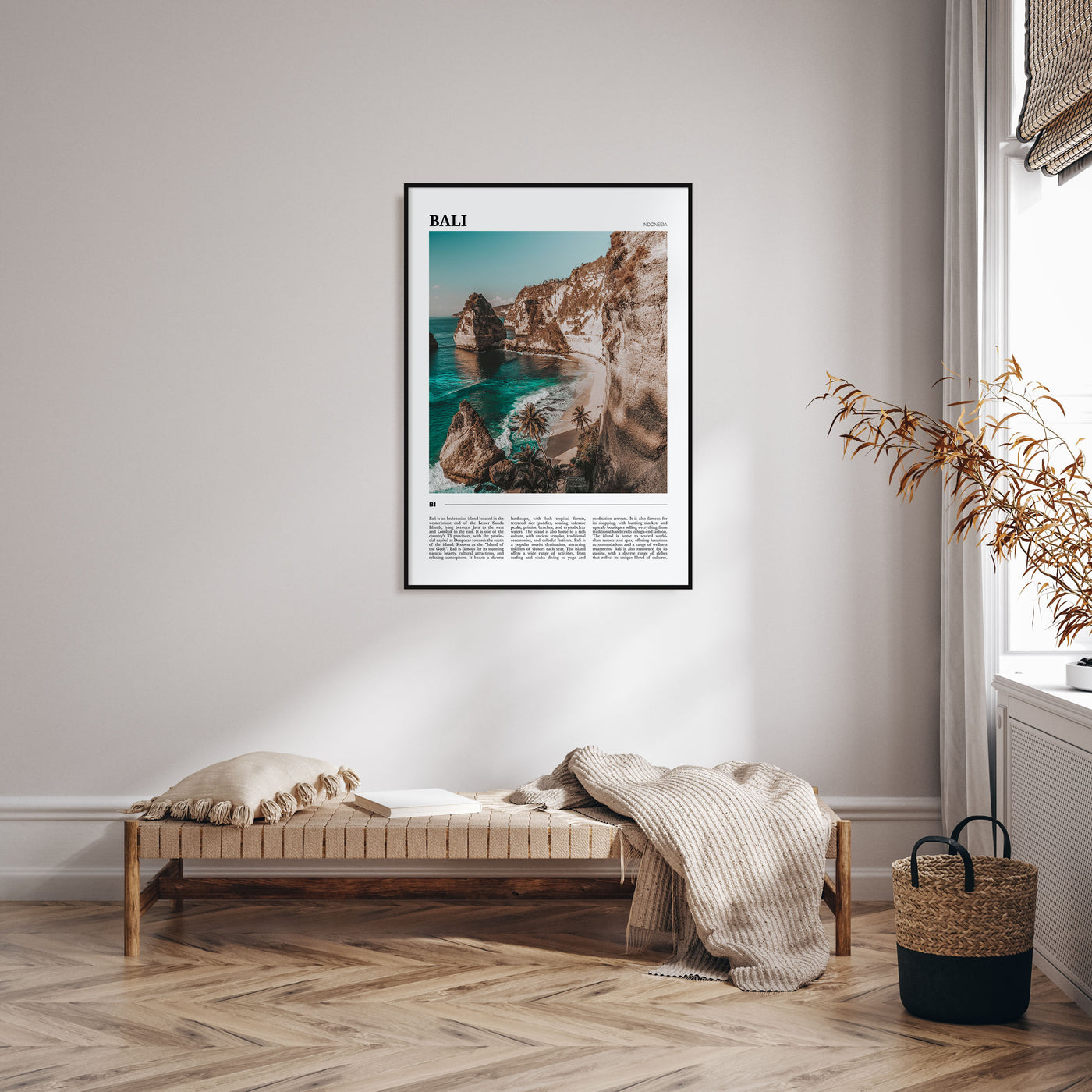 Bali Travel Color Poster