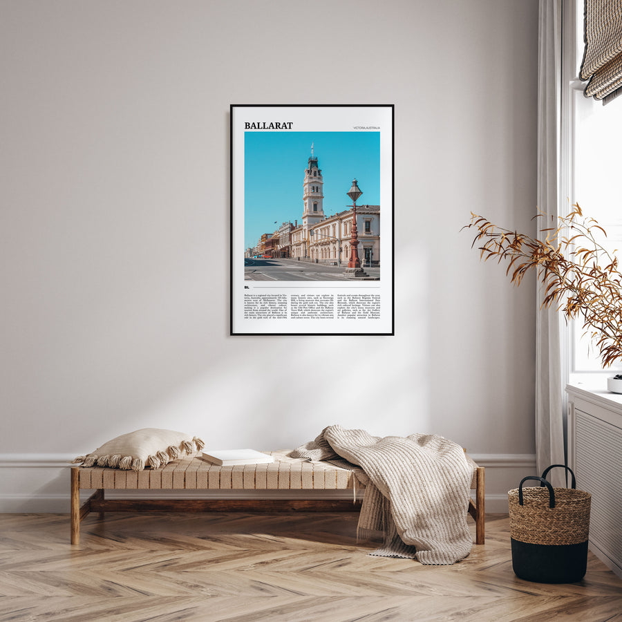 Ballarat Travel Color Poster