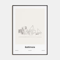 Baltimore Drawn Poster
