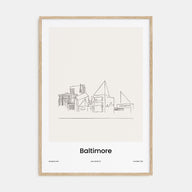 Baltimore Drawn Poster
