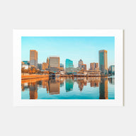 Baltimore Landscape Color Poster
