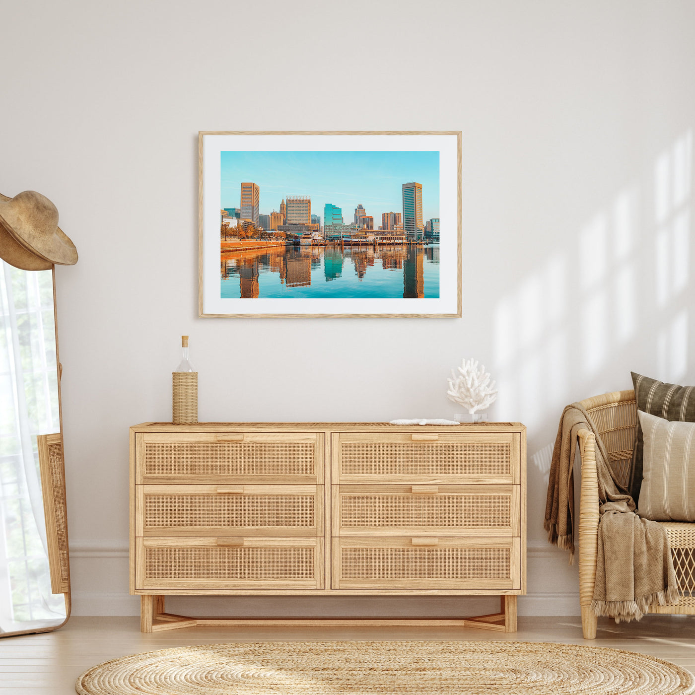 Baltimore Landscape Color Poster