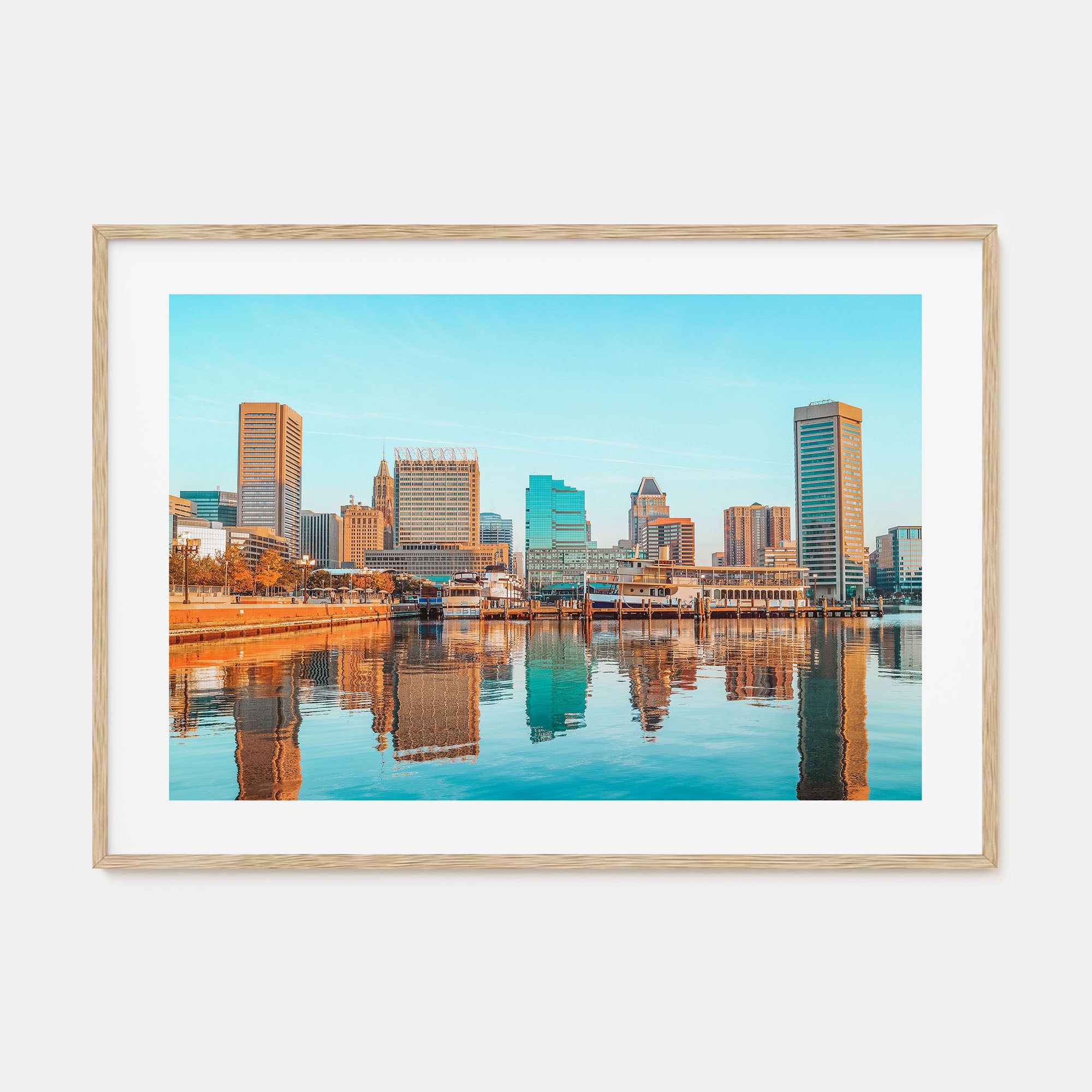 Baltimore Landscape Color Poster