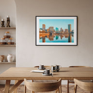 Baltimore Landscape Color Poster