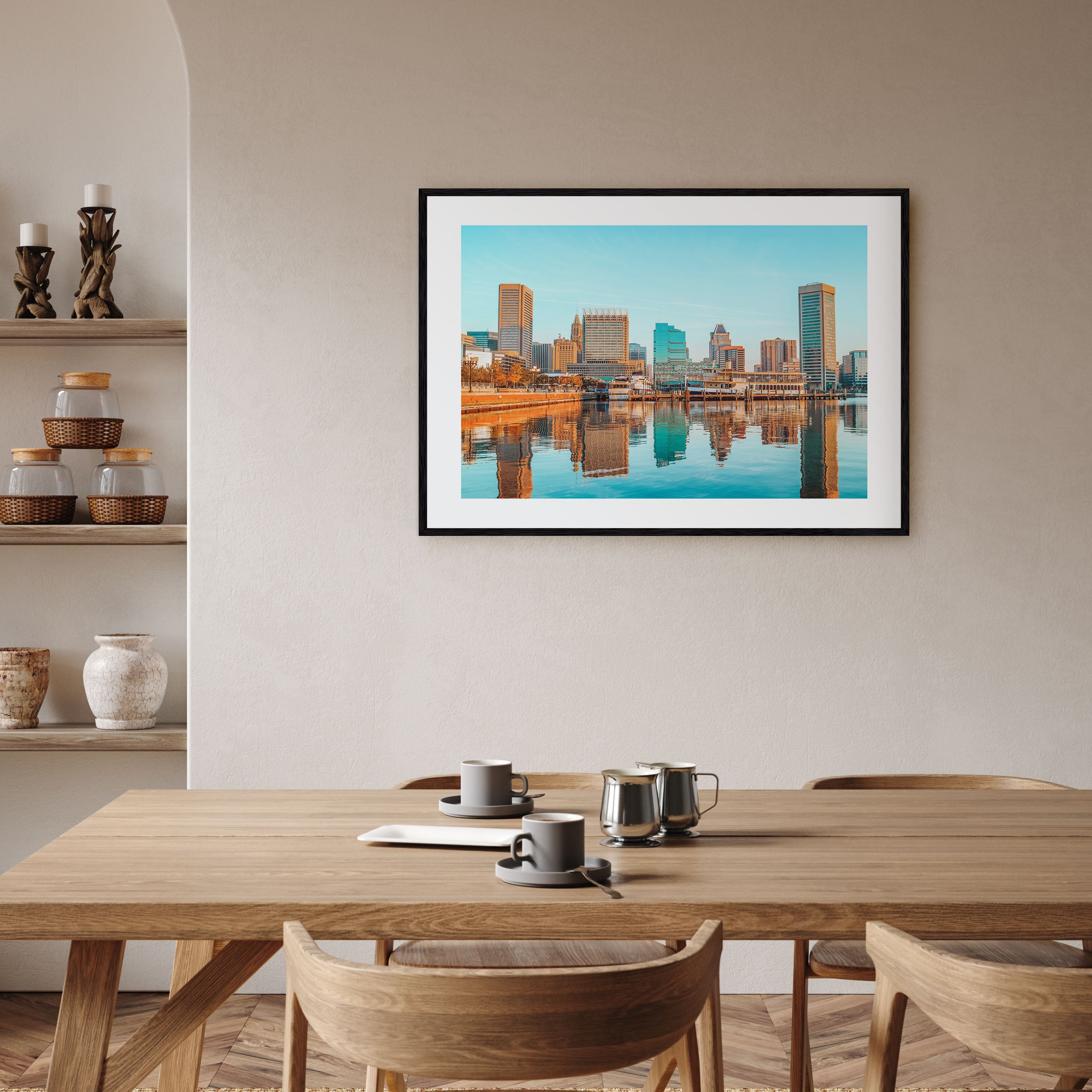 Baltimore Landscape Color Poster