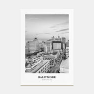 Baltimore Portrait B&W No 2 Poster