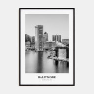 Baltimore Portrait B&W No 3 Poster