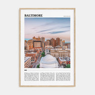 Baltimore Travel Color Poster