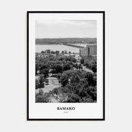Bamako Portrait B&W Poster