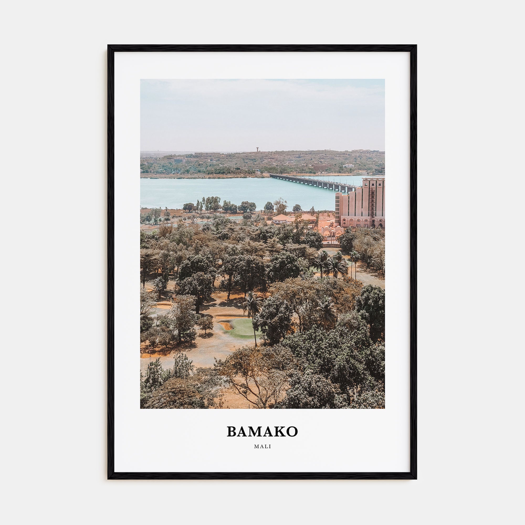 Bamako Portrait Color Poster