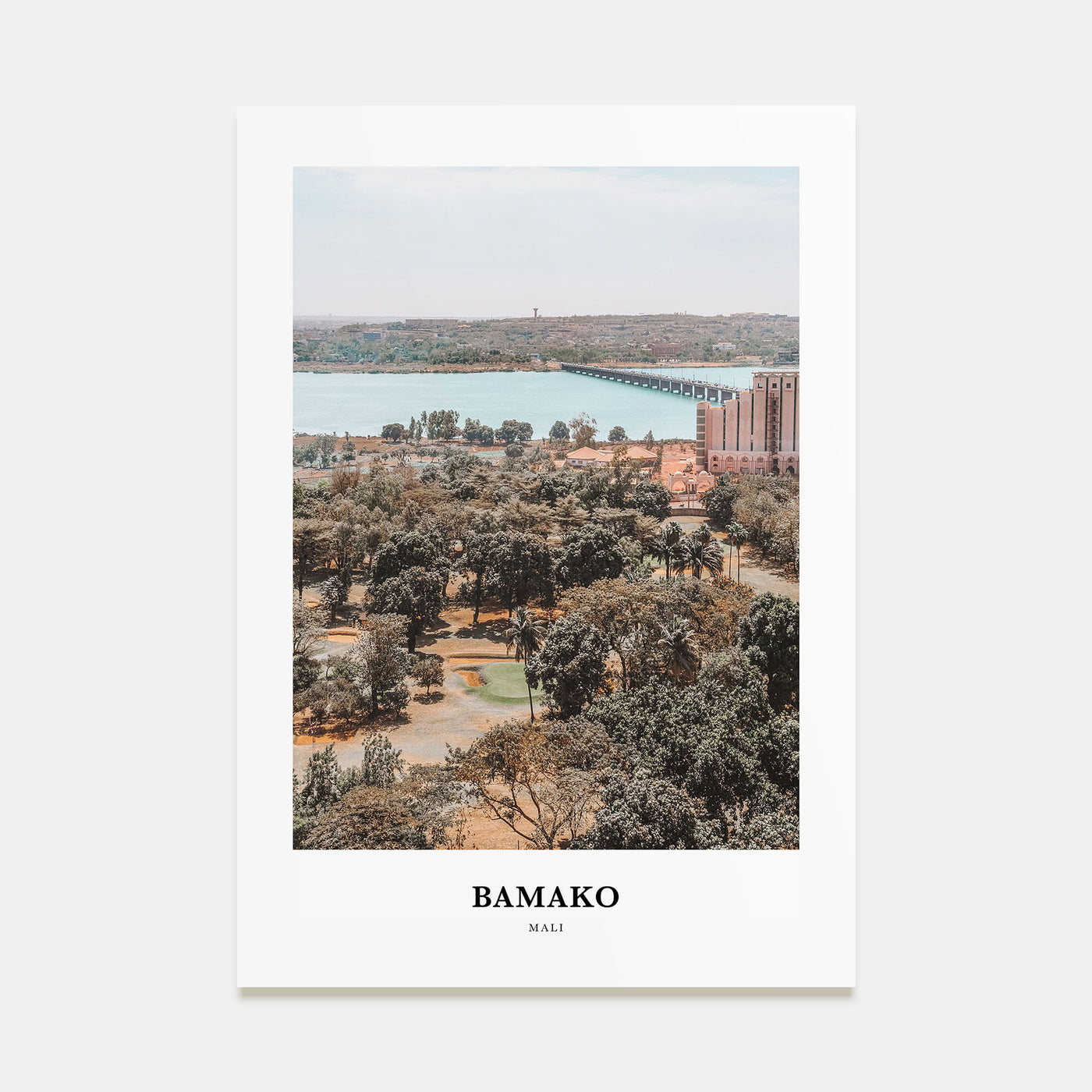 Bamako Portrait Color Poster