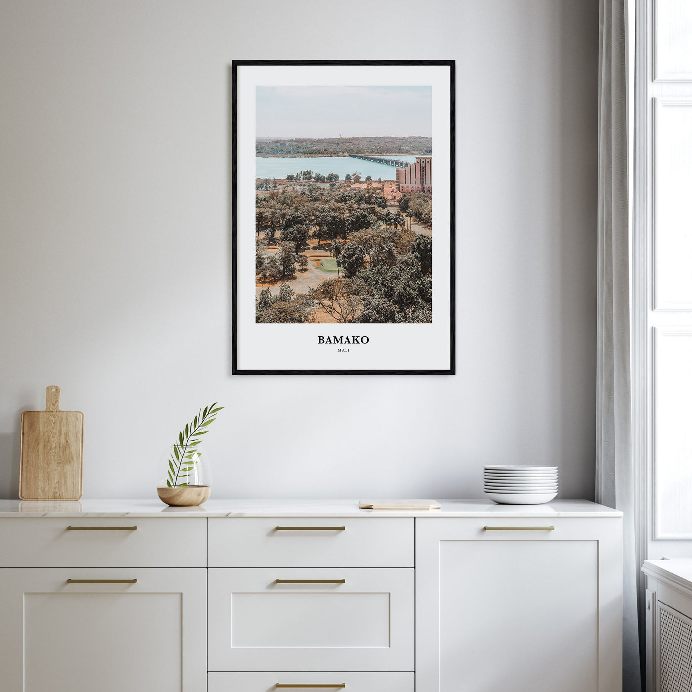 Bamako Portrait Color Poster