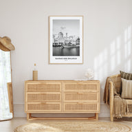 Bandar Seri Begawan Portrait B&W Poster