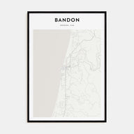 Bandon Map Portrait Poster