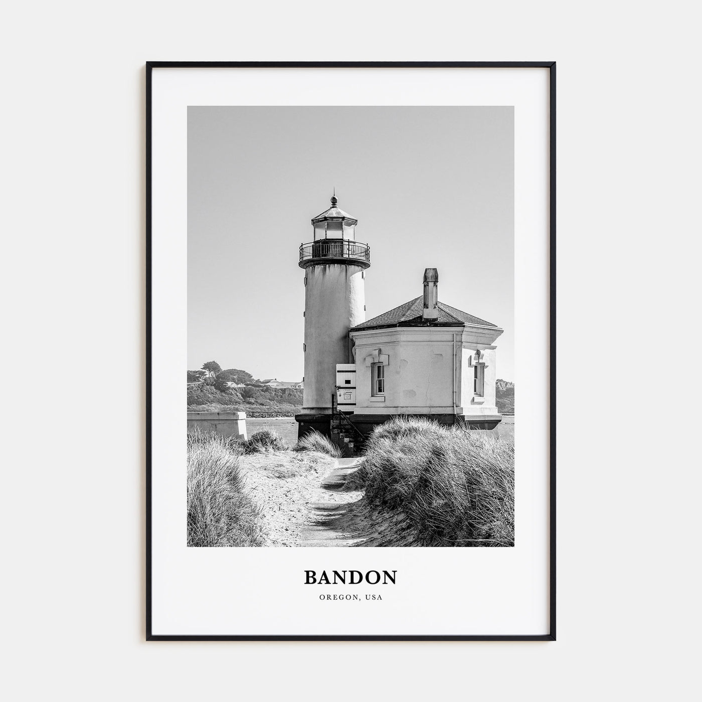 Bandon Portrait B&W Poster