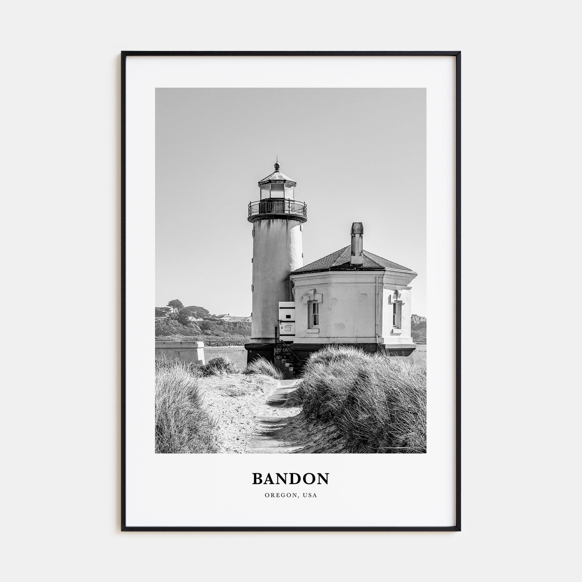 Bandon Portrait B&W Poster